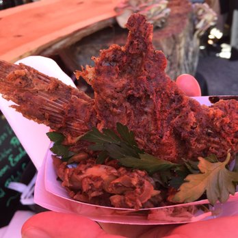 Save The Swine - Crispy Texas drum throats in mushroom escabeche - Festivals Near Me - San Antonio, Texas Save The Swine - Crispy Texas drum throats in mushroom escabeche - Festivals Near Me - San Antonio, Texas