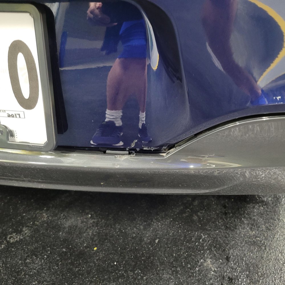 Damage in the Carmax store in July.  It is now November and I still have not been reimbursed.
