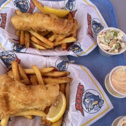 Halibut Fish & Chips (2 piece split order) Halibut Fish & Chips (2 piece split order)