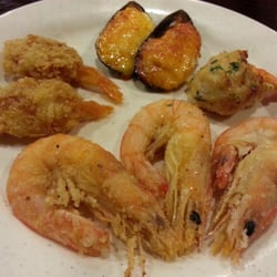 China Super Buffet - $11.95 - Buffet - 2 Stars Overall - (Sushi - 2 Stars) - (Hibachi - 3 Stars) Individual items range from 2 to 4 Stars