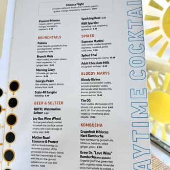 Over Easy - Southern Ave - Cool drink menu - American Near Me - Mesa, Arizona Over Easy - Southern Ave - Cool drink menu - American Near Me - Mesa, Arizona