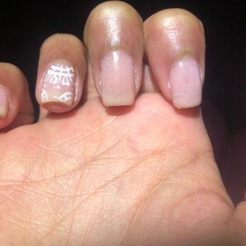 VIP Nails & Spa - Fiber in my gel manicure - Nail Salons Near Me - Buford, Georgia