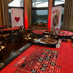 iHostPoker Casino Parties - Imagine a set up like this in your home for your next private party. iHostPoker can make it happen for you!