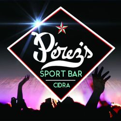 Perez's Sports Bar - Nuestro Logo creado por el artista grafico Rafael Bermudez. Talento Cidreno