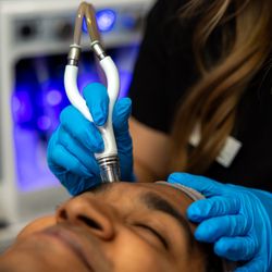 AW Medspa - DiamondGlow facial patient