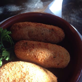 Costa Brava - Blue cheese croquettes (look like Jalapeno poppers) - Tapas Bars Near Me - San Diego, California Costa Brava - Blue cheese croquettes (look like Jalapeno poppers) - Tapas Bars Near Me - San Diego, California