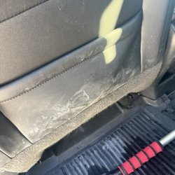Sgt Clean Car Wash - Back of seat
