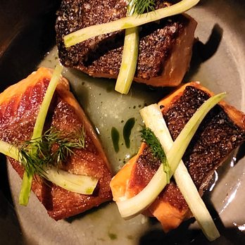 Sierra Mar - Salmon with Dill - New American Near Me - Big Sur, California Sierra Mar - Salmon with Dill - New American Near Me - Big Sur, California