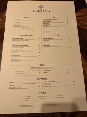 Menu photo 8 Kelsey's Temecula, CA