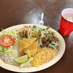 Beto's Tacos and Grill - Taco 3 Tacos Combo Plate