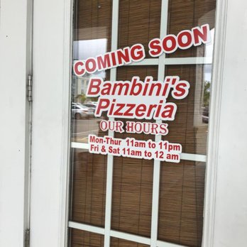 Bambini's Pizzeria - Open late daily except Sunday - Pizza Near Me - Southport, North Carolina Bambini's Pizzeria - Open late daily except Sunday - Pizza Near Me - Southport, North Carolina