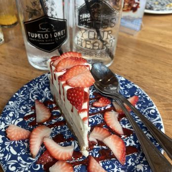 Tupelo Honey Southern Kitchen & Bar - Strawberry Butter Pecan Cheesecake - Southern Near Me - Arlington, Virginia