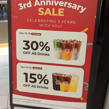 Cotti Coffee - Promotion - Coffee & Tea Near Me - Markham, Ontario
