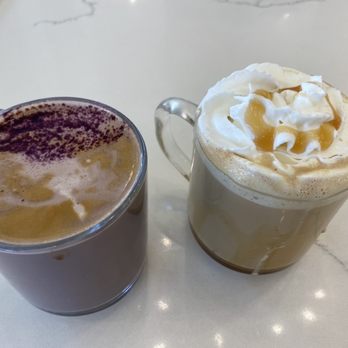 Sweet Maple - Dirty Ube and Caramel Mochiato - Breakfast & Brunch Near Me - Cupertino, California