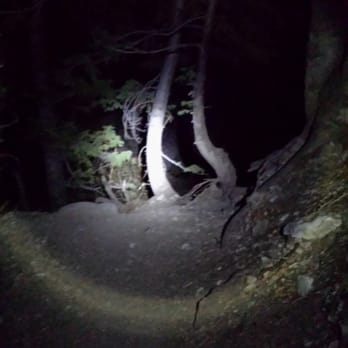 Fletcher Canyon - Heading back at night on Fletcher Canyon Trail - Hiking Near Me - Las Vegas, Nevada Fletcher Canyon - Heading back at night on Fletcher Canyon Trail - Hiking Near Me - Las Vegas, Nevada
