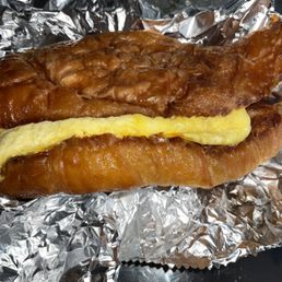 Egg and cheese sandwich Egg and cheese sandwich