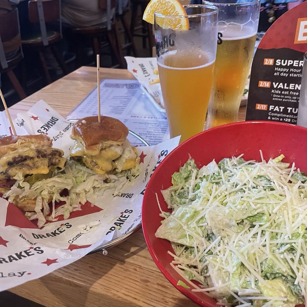 Mini Juicy Lucys / Caesar Salad
