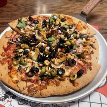 Hideaway Pizza - gluten free veggie pizza - Pizza Near Me - Plano, Texas