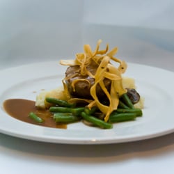 Restaurant M - Tournedos van wild zwijn met vleesjus