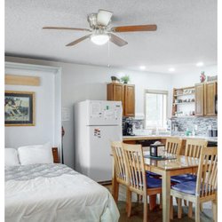 Resort Management Group - This bed in Mountainside Condo #4 is not actually there. It's been replaced with some blue sofa couch cushion bed.