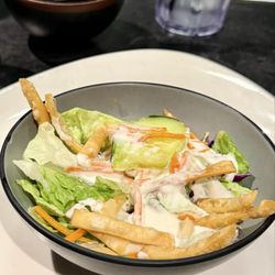 Kobe Steak House of Japan - Salad with ranch, fresh and tasty