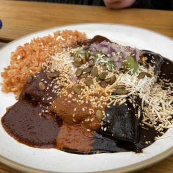 NIDO's BackYard - Enmoladas de tres mole - Mexican Near Me - Oakland, California NIDO's BackYard - Enmoladas de tres mole - Mexican Near Me - Oakland, California