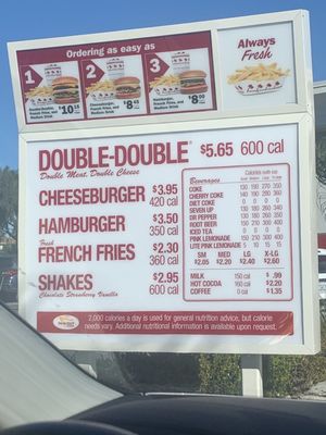 Menu photo 5 In-N-Out Burger Gardena, CA Menu photo 5 In-N-Out Burger Gardena, CA