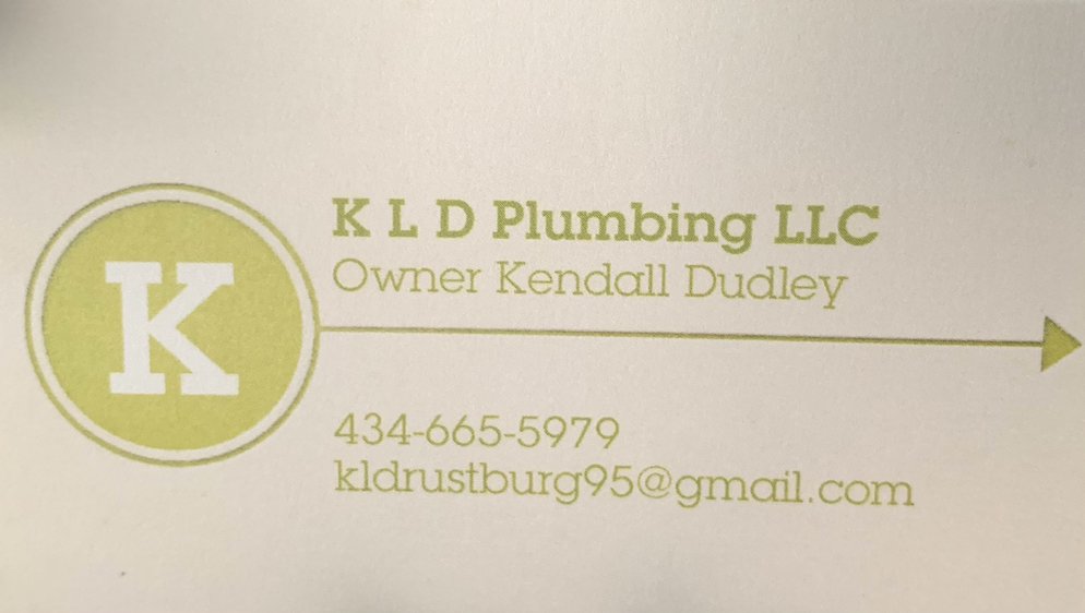 Slide of K L Dudley plumbing