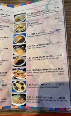 Menu photo 8 El Toro Mexican Food Universal City, TX