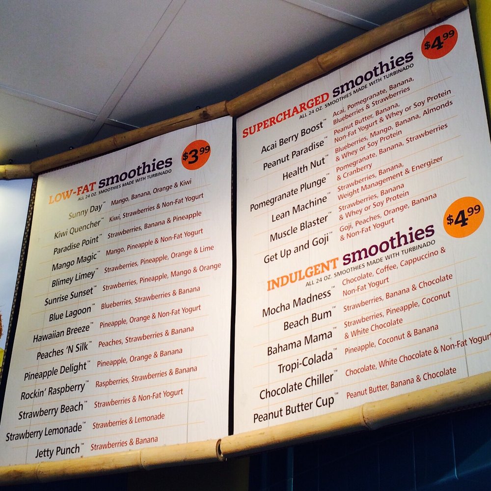 Everyone needs a menu