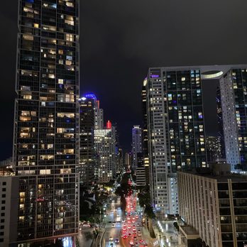 Area 31 - View from the outside area we couldn't sit at - Seafood Near Me - Miami, Florida