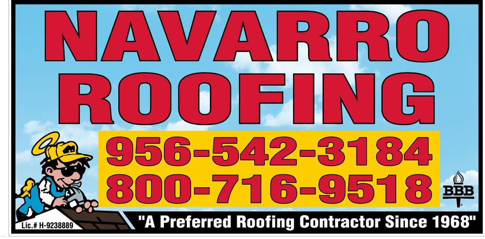 Slide of Navarro Roofing