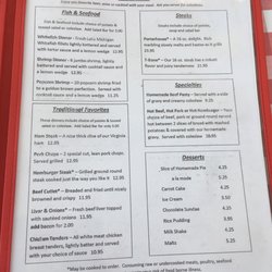 Bread & Bacon - Current menu