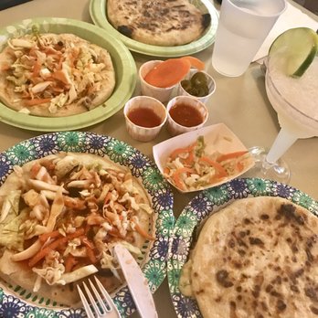 El Chinaco - Authentic pupusas! Full on one and a half! HUGE and great price! - Mexican Near Me - Costa Mesa, California