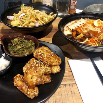 M Kokko - "KFC" Wings with garlic soy sauce @flightofthefoodie - Korean Near Me - Durham, North Carolina