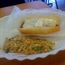 Hot Spicy Philly with fried rice