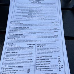 Lunch menu Lunch menu