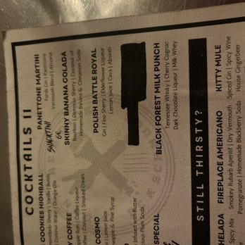 Two Schmucks - Drink menu - Cocktail Bars Near Me - Barcelona, B