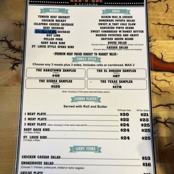 Hog Wild Bar-B-Que - Menu 1, 7/1/2023 - Barbeque Near Me - Placerville, California Hog Wild Bar-B-Que - Menu 1, 7/1/2023 - Barbeque Near Me - Placerville, California