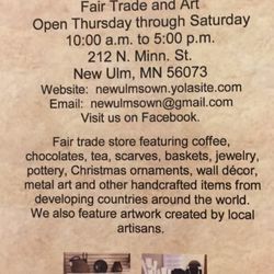 New Ulm's Own - Brochure about this great little shop