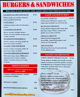 Menu photo 7 California Al's Restaurant Lodi, CA Menu photo 7 California Al's Restaurant Lodi, CA
