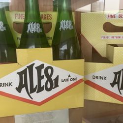 Ale-8-One Bottling - Different packaging on display
