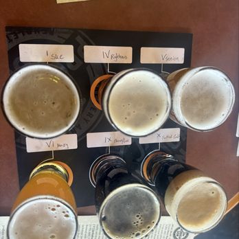 The Prodigal Son Brewery & Pub - Flight - all solid, nothing stand out - Pubs Near Me - Pendleton, Oregon