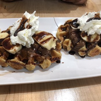 Dolce & Caffè - Nutella and banana Waffle! - Cafes Near Me - Philadelphia, Pennsylvania Dolce & Caffè - Nutella and banana Waffle! - Cafes Near Me - Philadelphia, Pennsylvania