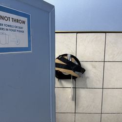 Just a sample of the state of the restroom.