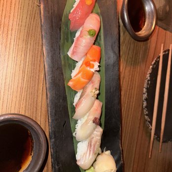 MILA Restaurant - Nigiri sampler's - Mediterranean Near Me - Miami Beach, Florida