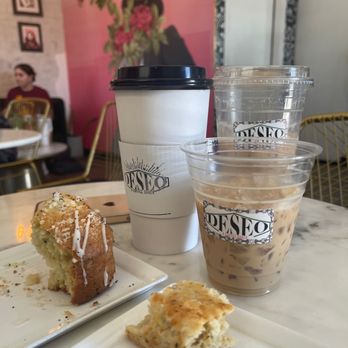 Deseo Coffee Shack - Abuelita Hot, Tres Leches Cold, lemon poppy seed muffin - Coffee & Tea Near Me - Phoenix, Arizona