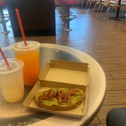 Dunkin' - Avocado toast with bacon