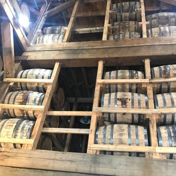 The Jack Daniel Distillery - 500 pound barrel storage hillbilly powered per guide stored between 4 & 7 years. - Distilleries Near Me - Lynchburg, Tennessee