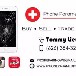 Iphone Paramedics - Most of the iphone repair with in 10-30mins call Tommy 626-354-3288
